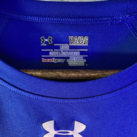 Under Armour blue short sleeve kid - Picture 2 of 5